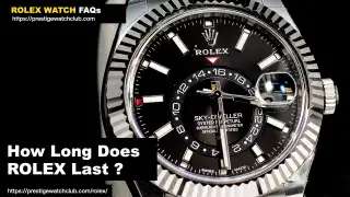 How Long Does An Appraisal Last On A Rolex?