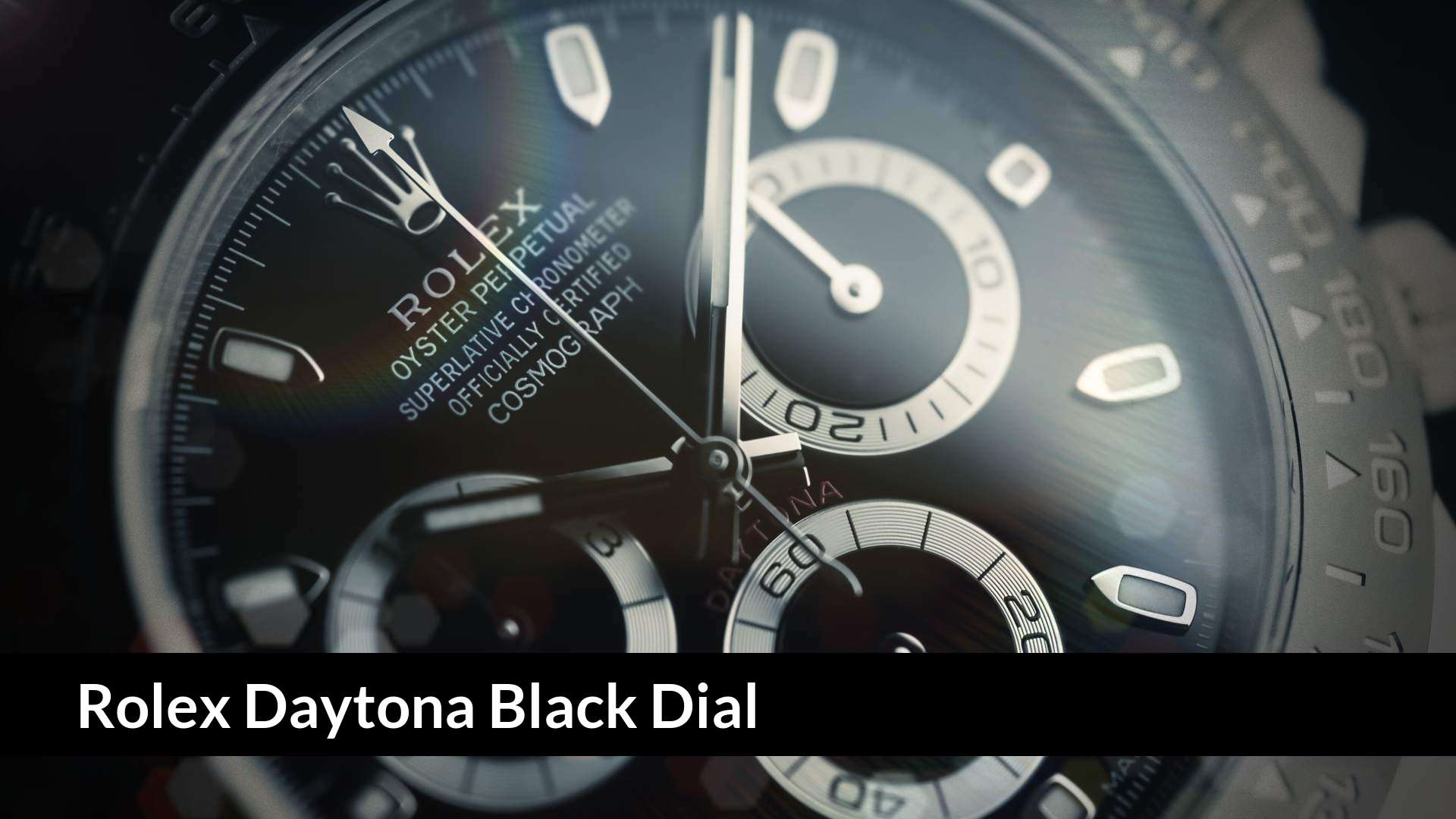 Rolex Daytona Black Dial