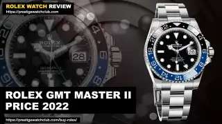 Rolex GMT Master II Price