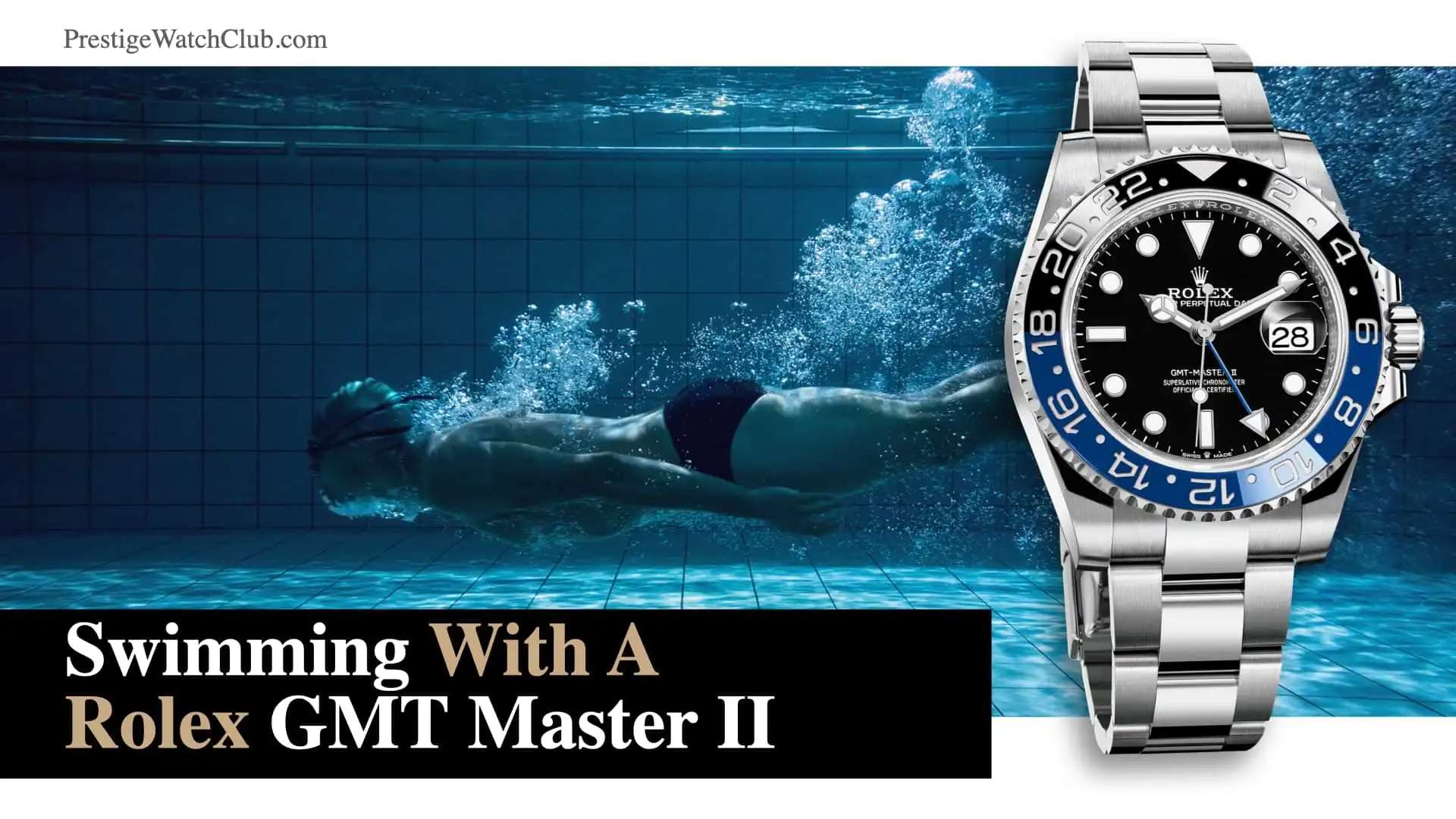 Swimming With A Rolex GMT Master II