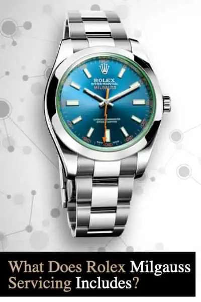 What does a rolex service 2024 include